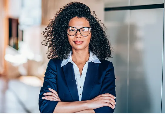 Professional woman making a global impact
